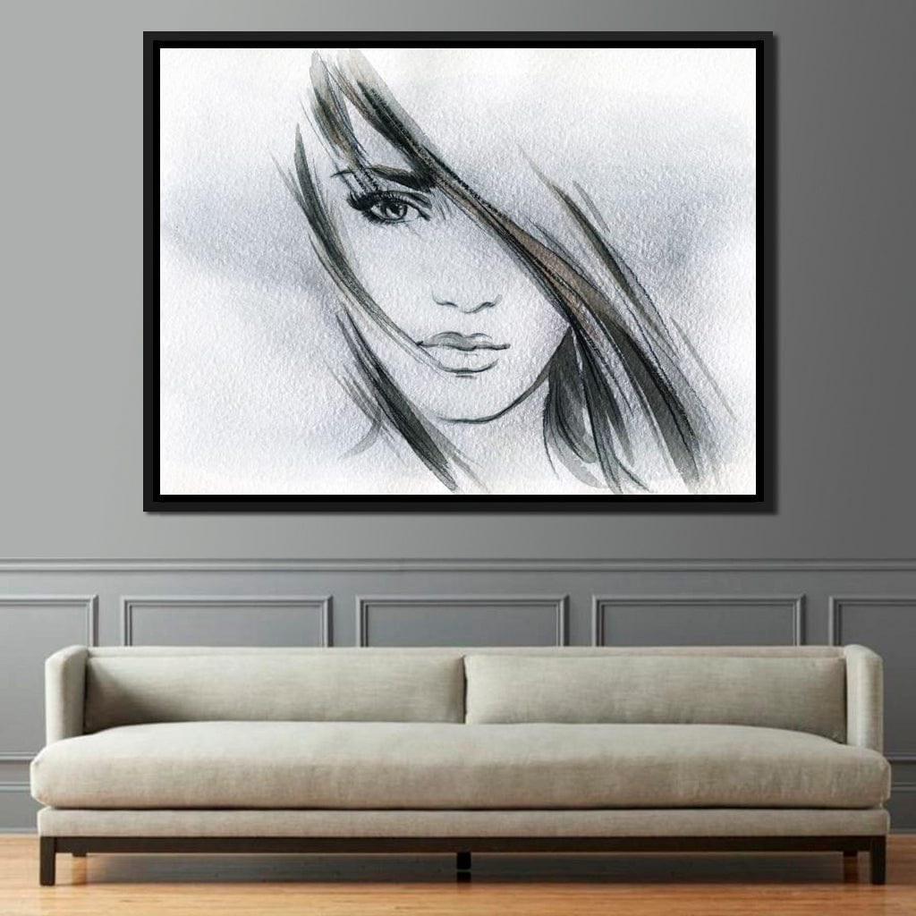 Fanny Portrait Canvas Wall Art