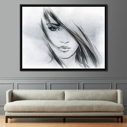 Fanny Portrait Canvas Wall Art