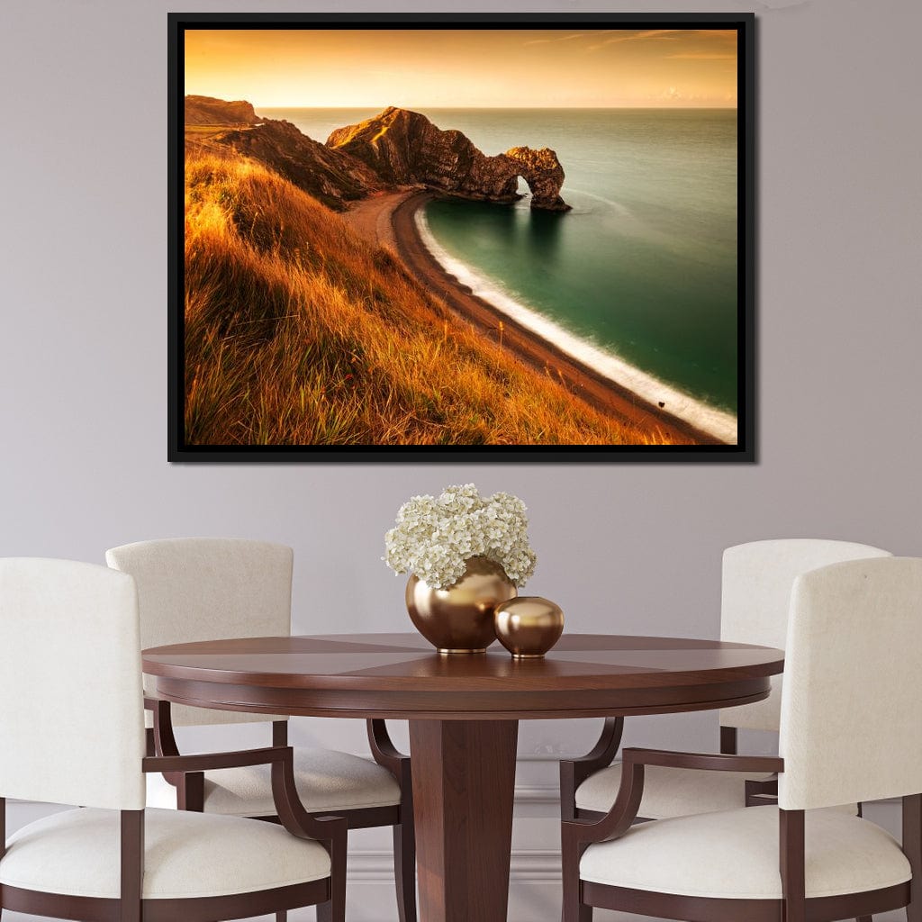 Sunset Beach Canvas Wall Art