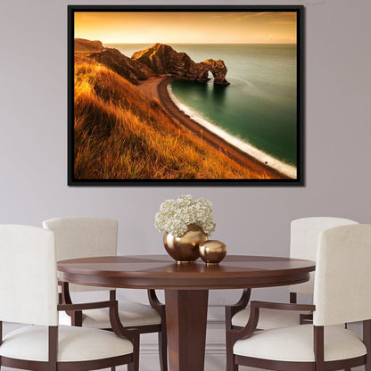 Sunset Beach Canvas Wall Art