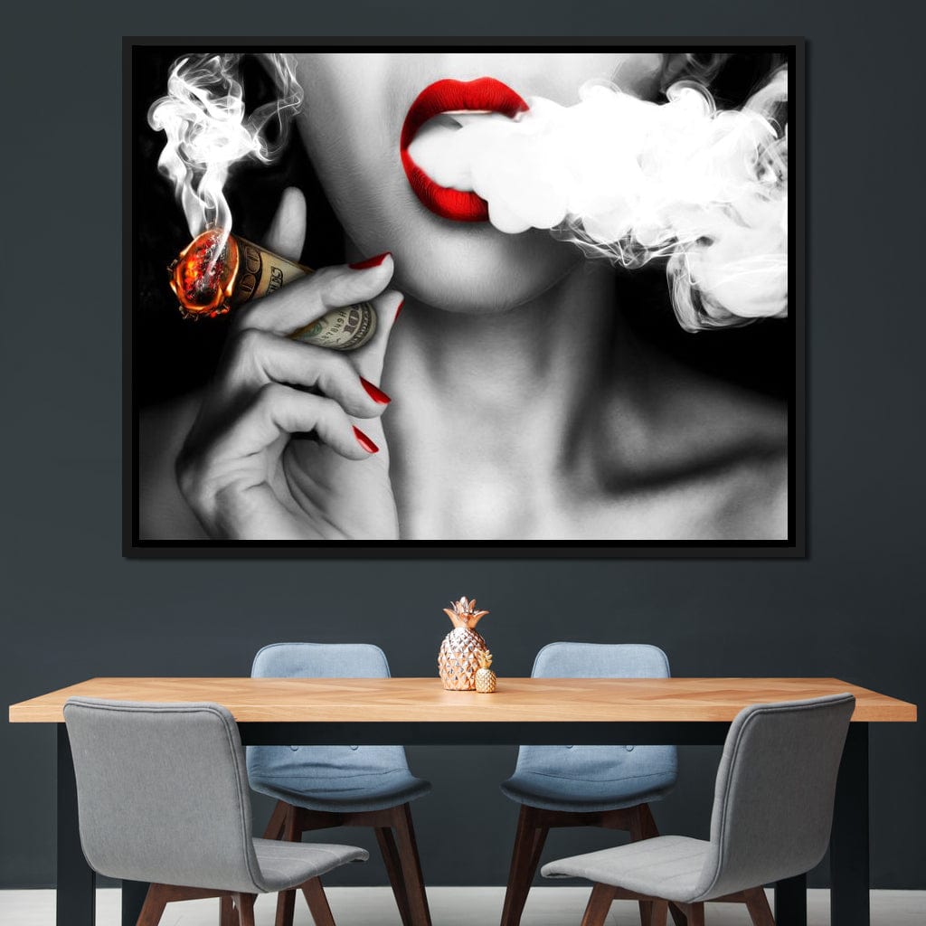 Hustle Never Sleeps Canvas Wall Art