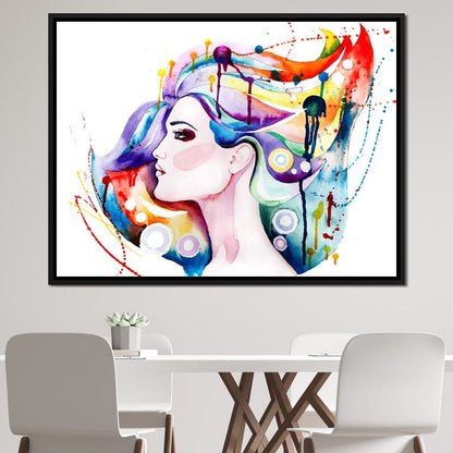 Rosie Portrait Canvas Wall Art