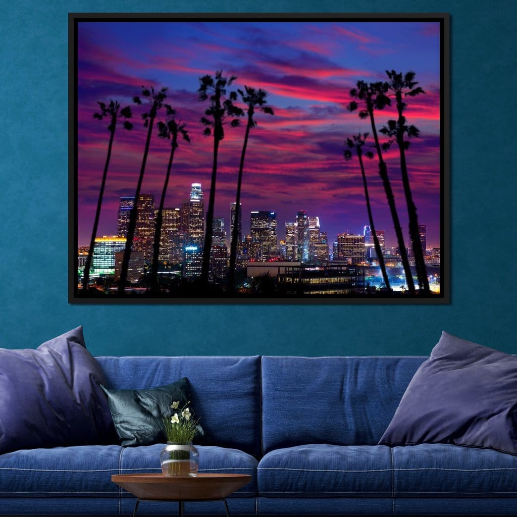 Downtown LA Canvas Wall Art