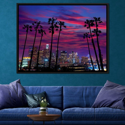Downtown LA Canvas Wall Art