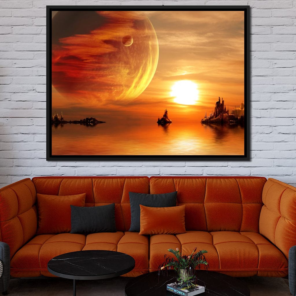 Otherworldly Scenery Canvas Wall Art