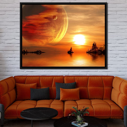 Otherworldly Scenery Canvas Wall Art