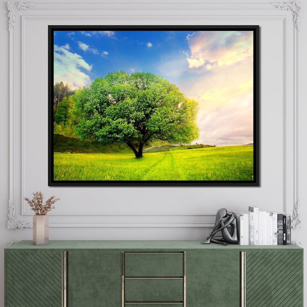 Spring Prairie Canvas Wall Art