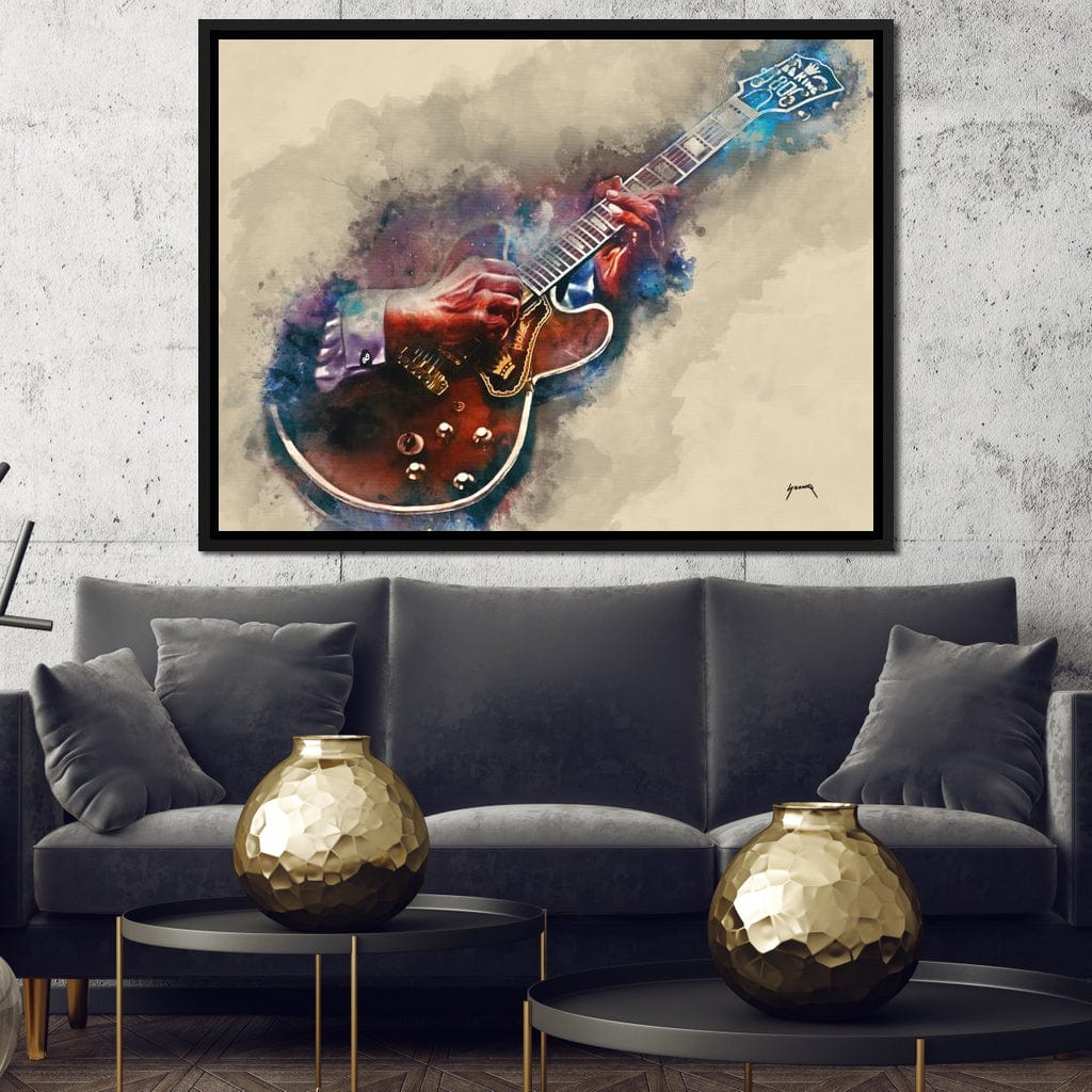 BB King's Guitar Canvas Wall Art