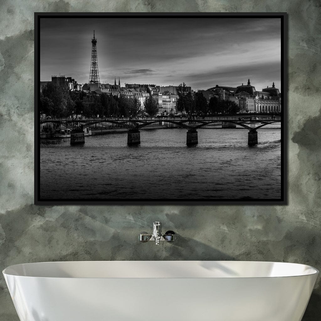 Paris in Black & White 7 Canvas Wall Art