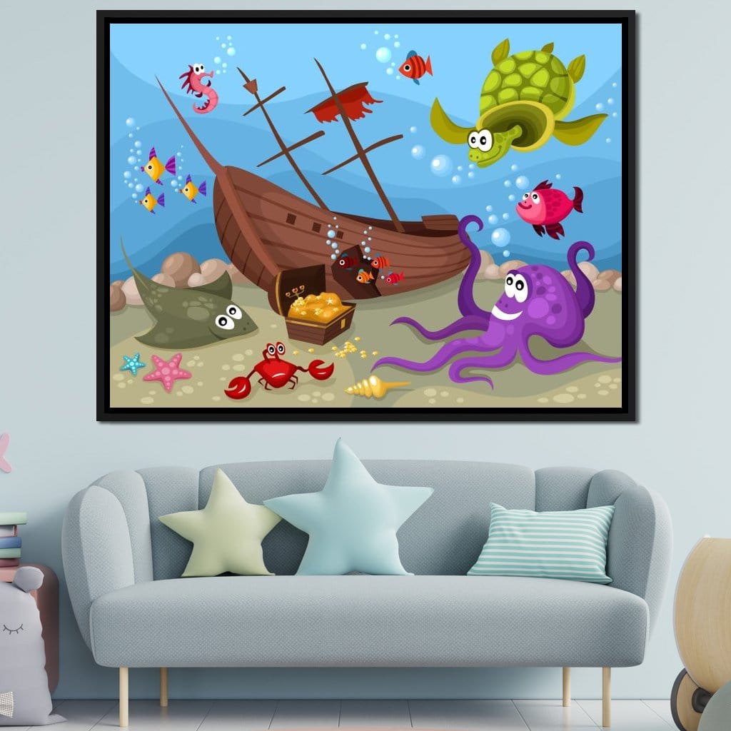 Sunken Treasure Canvas Wall Art