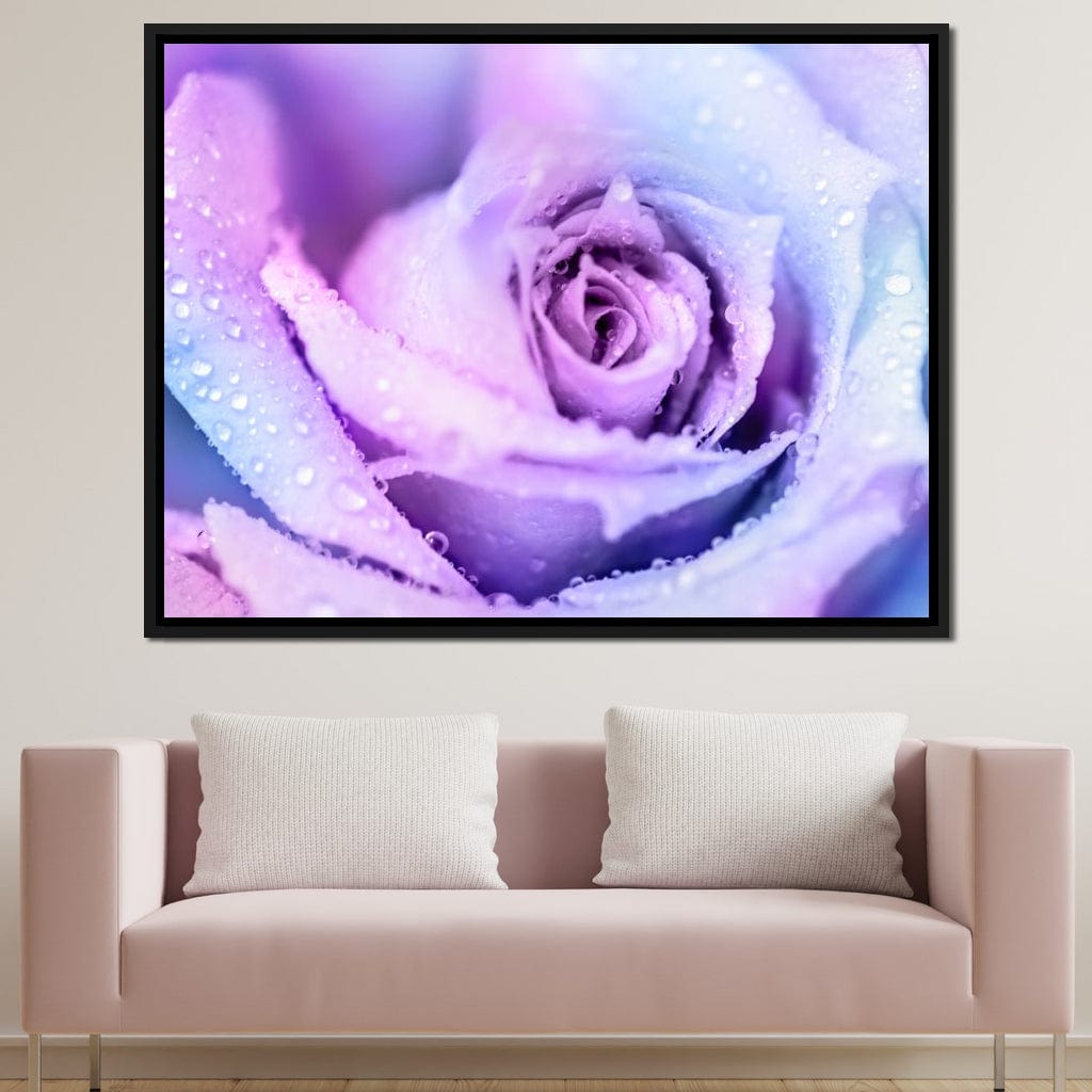 Winter Rose Canvas Wall Art