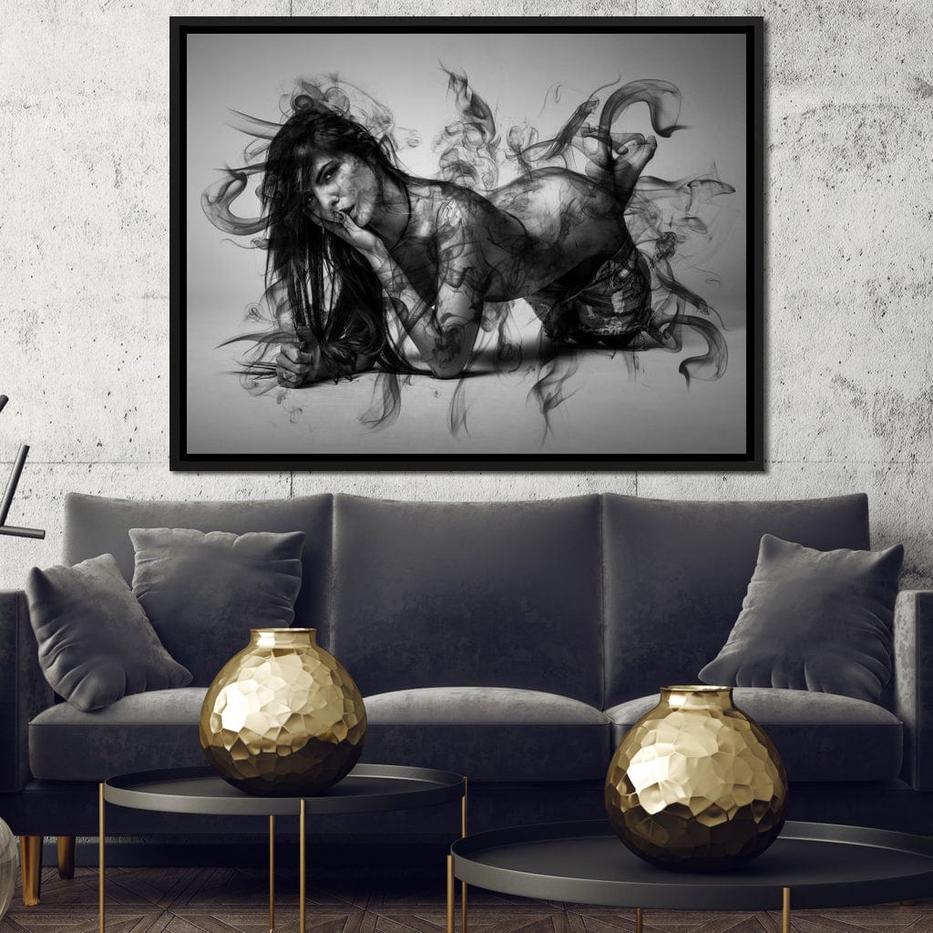 The Smoke Collection 09 Canvas Wall Art
