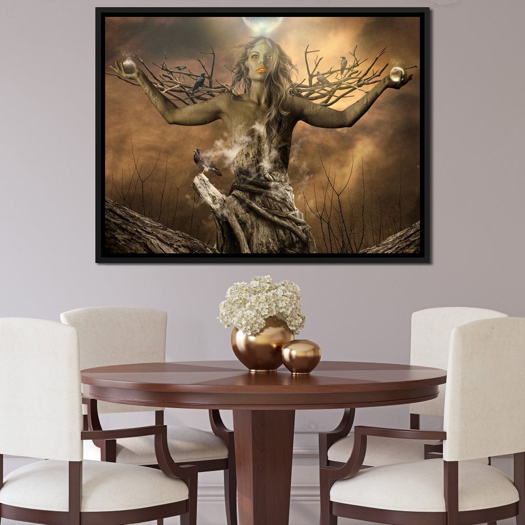 Tree Shaman Canvas Wall Art