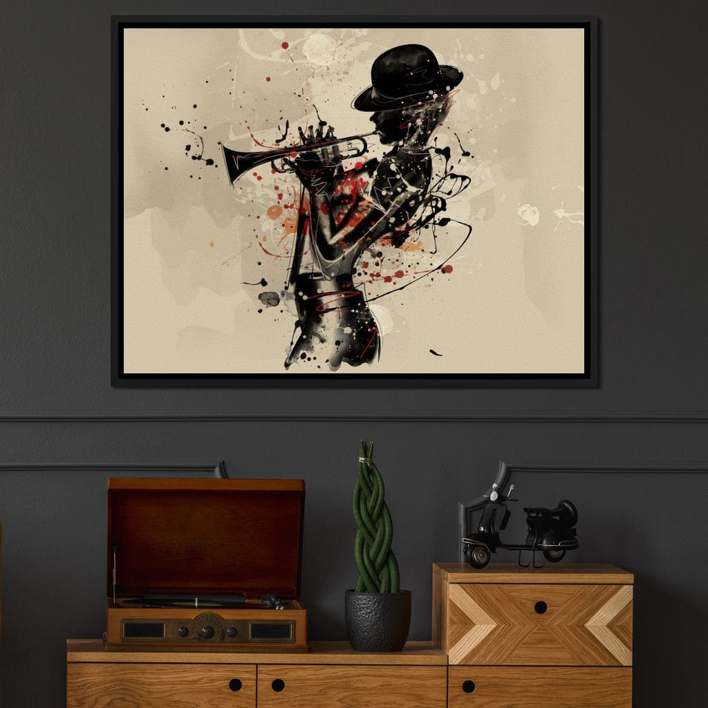 Trumpeter Canvas Wall Art