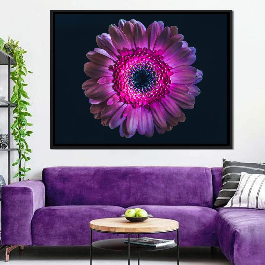 Purple Petals Canvas Wall Art