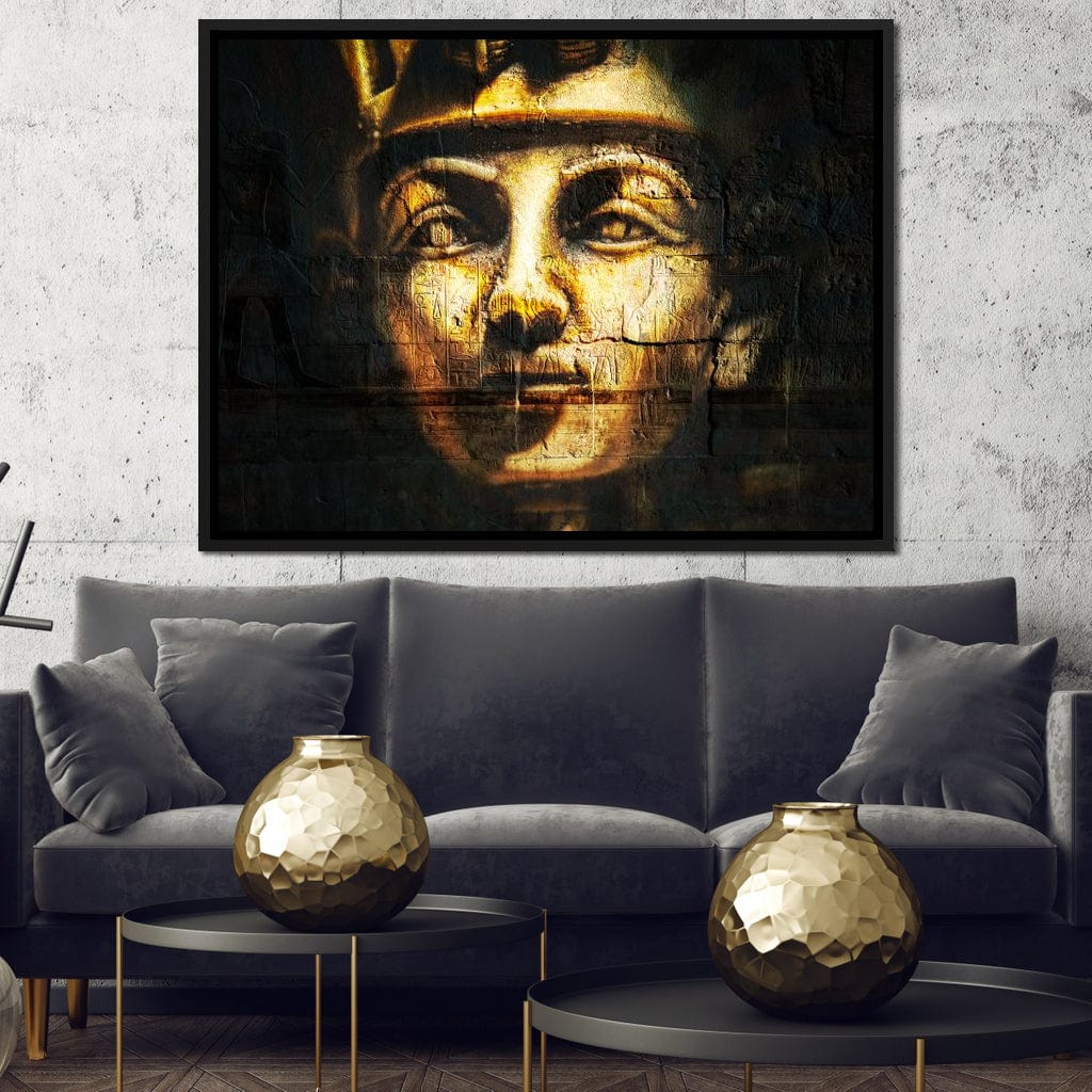 Pharaoh Tutankhamun Canvas Wall Art