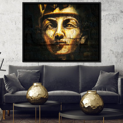 Pharaoh Tutankhamun Canvas Wall Art