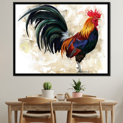 Rooster Canvas Wall Art
