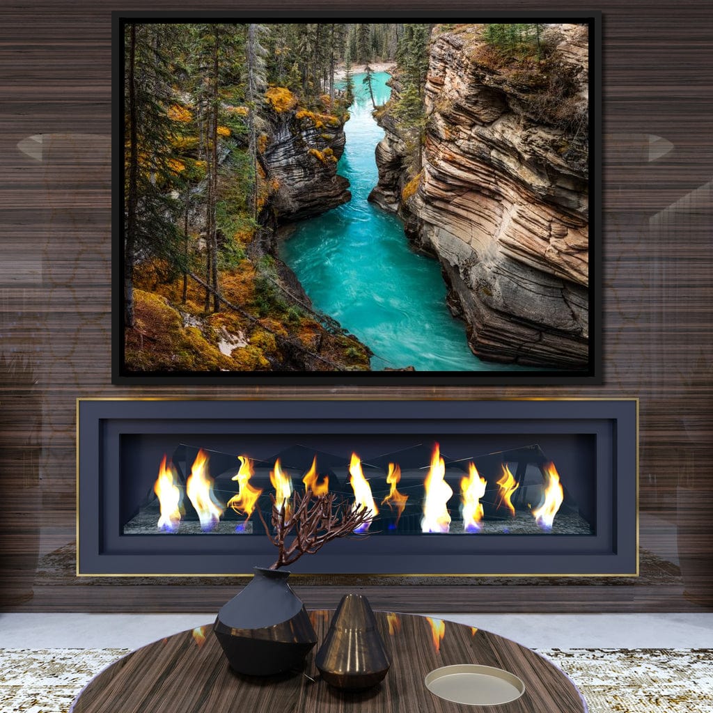 Athabasca Falls Canvas Wall Art