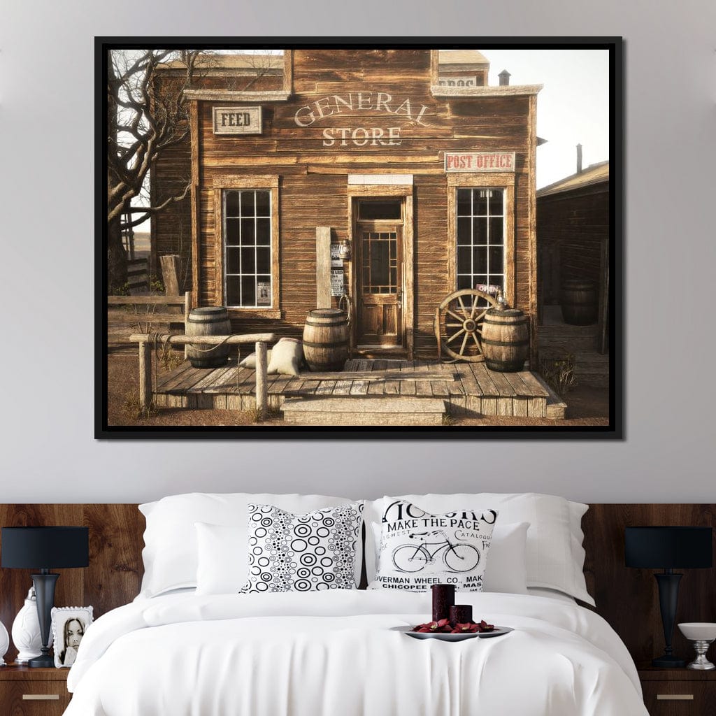 General Store Canvas Wall Art