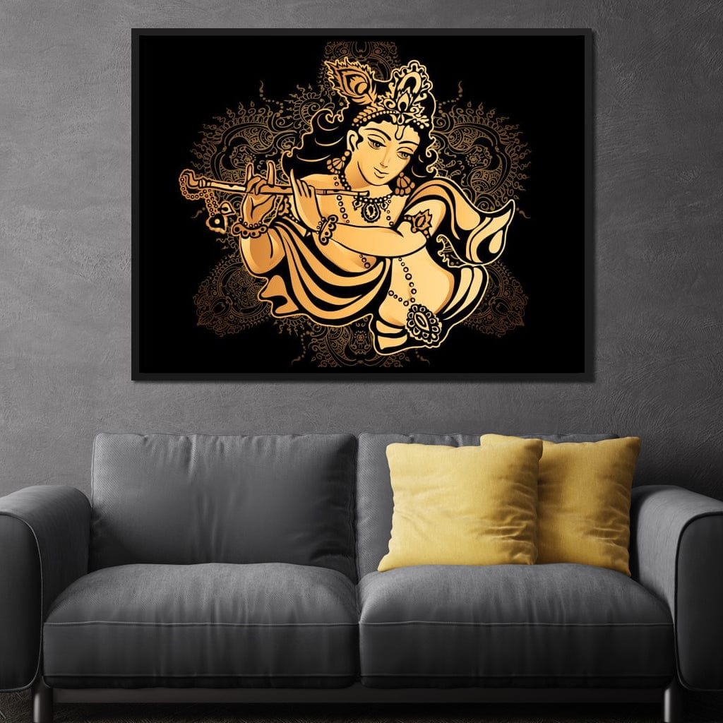 Hare Krishna Canvas Wall Art