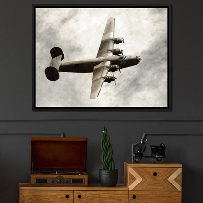 B-24 Bomber Canvas Wall Art
