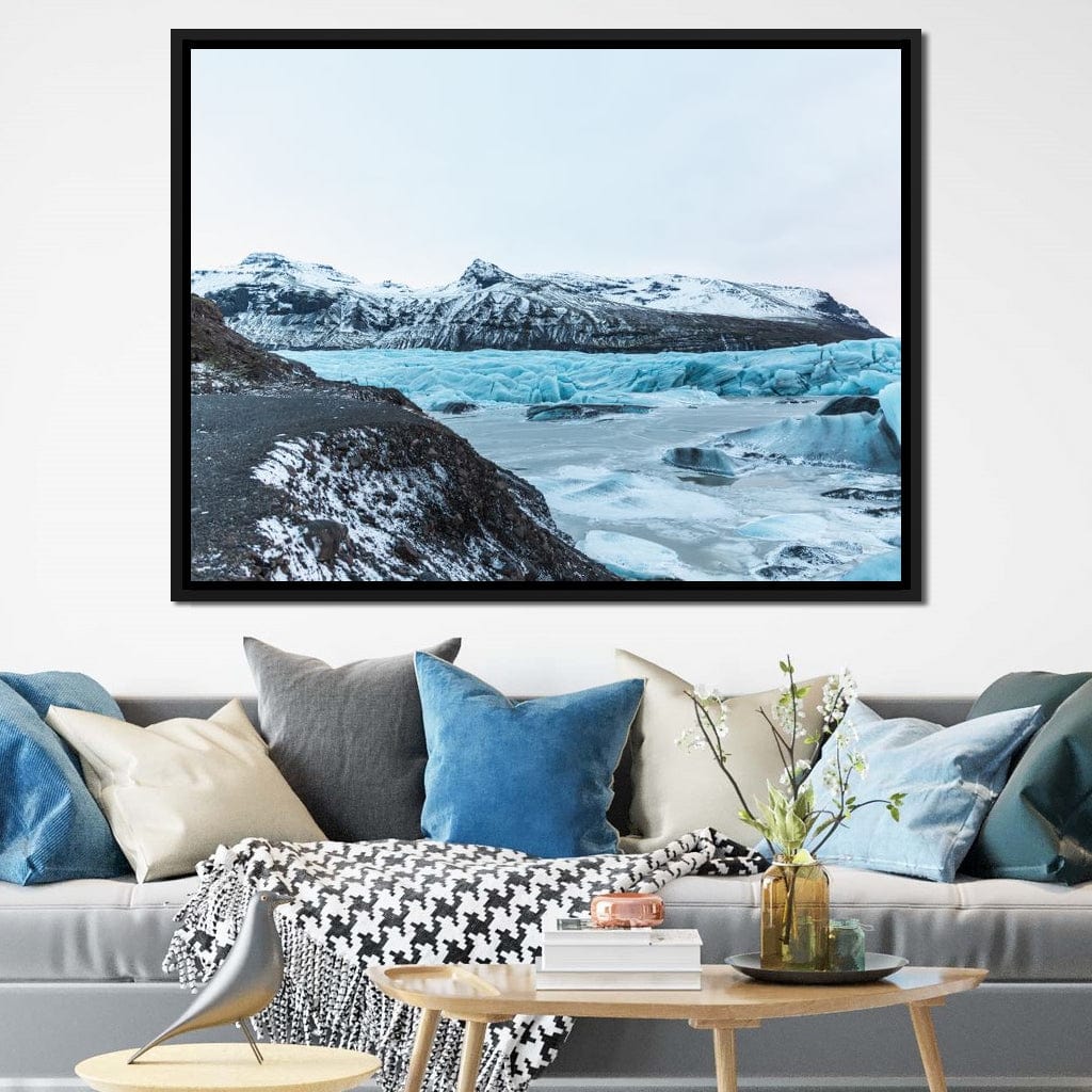 Svinafellsjokull Glacier Canvas Wall Art
