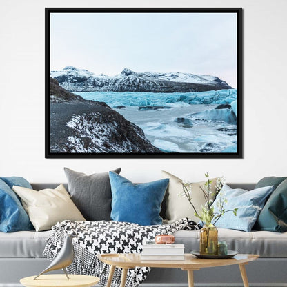 Svinafellsjokull Glacier Canvas Wall Art