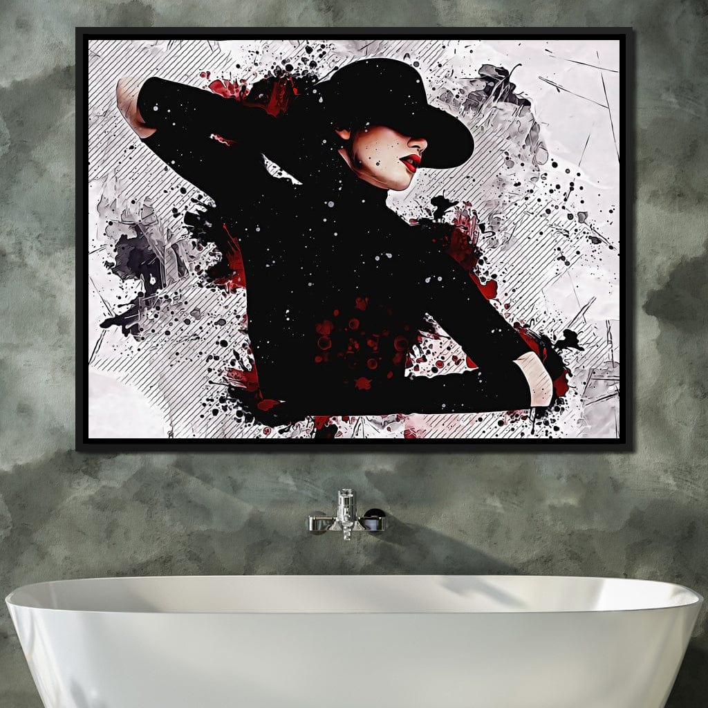 Feminine Elegance Canvas Wall Art