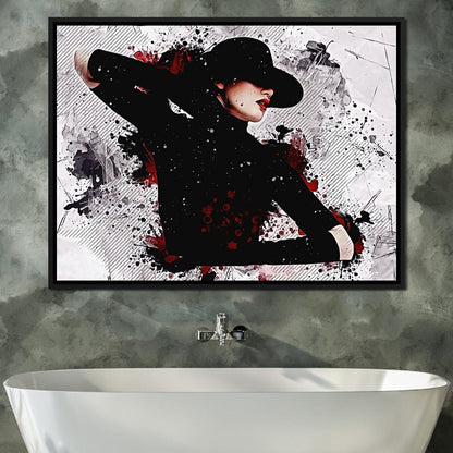 Feminine Elegance Canvas Wall Art