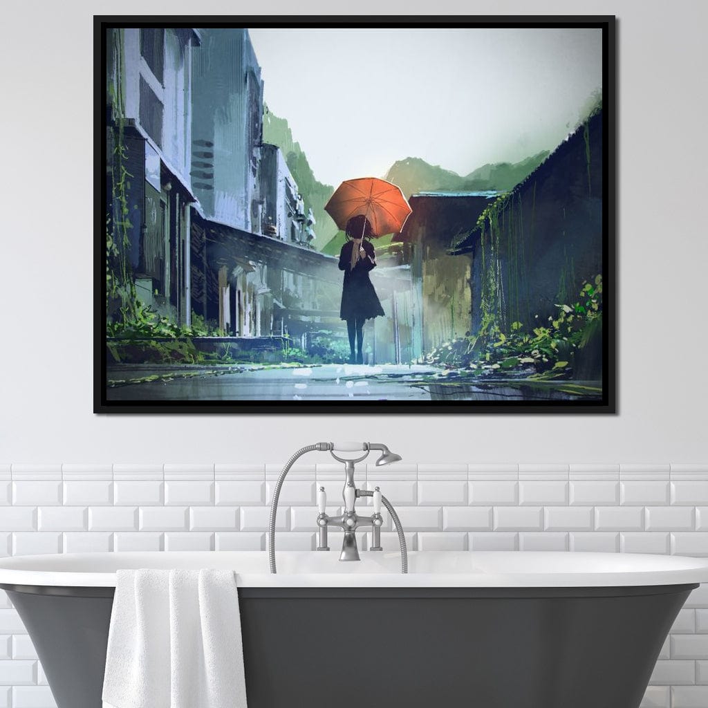 Abandoned Streets Canvas Wall Art