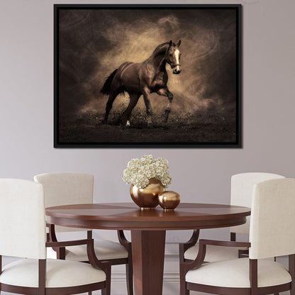 Brown Horse Canvas Wall Art