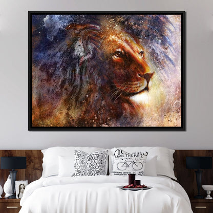 Glory Lion Canvas Wall Art
