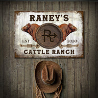 Cattle Brand - Limousin Sign