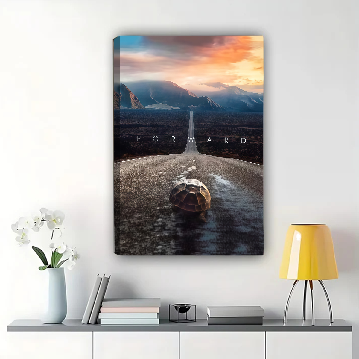 Forward Motivational Wall Art - Inspirational Road Print