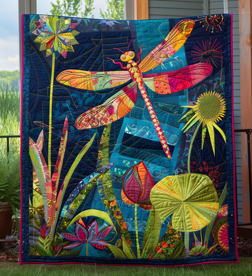 Wings of Wonder Quilted Blanket - Throw (55" x 60")