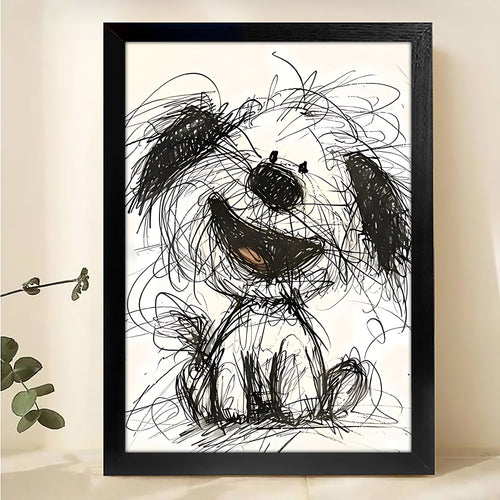 W198 Natural Wood Canvas – Abstract Art | Perfect for Living Room & Office