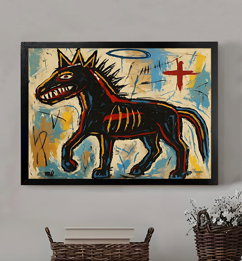 W203 Natural Wood Canvas – Abstract Art | Perfect for Living Room & Office