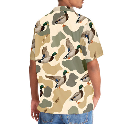 Hunting Mallard Duck Camouflage Hawaiian Shirt