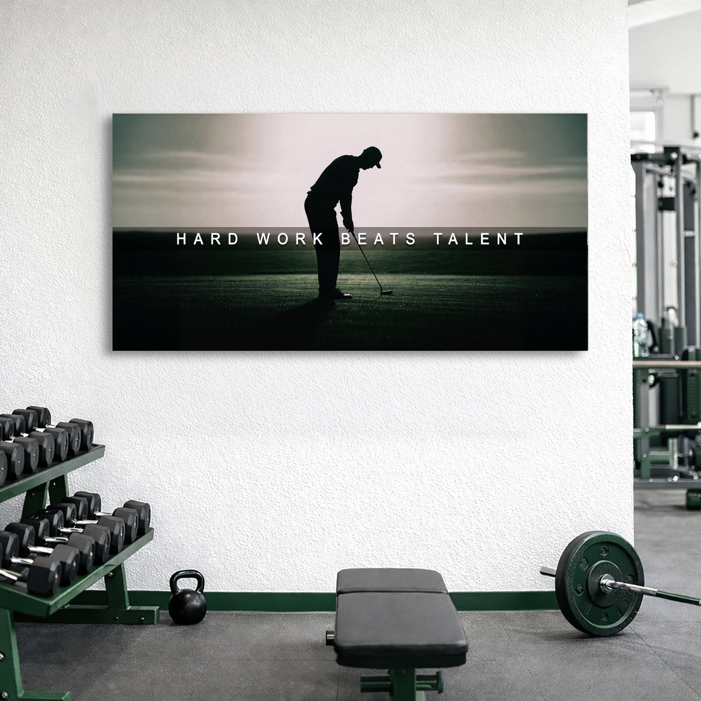 Hard Work Beats Talent Wall Sign