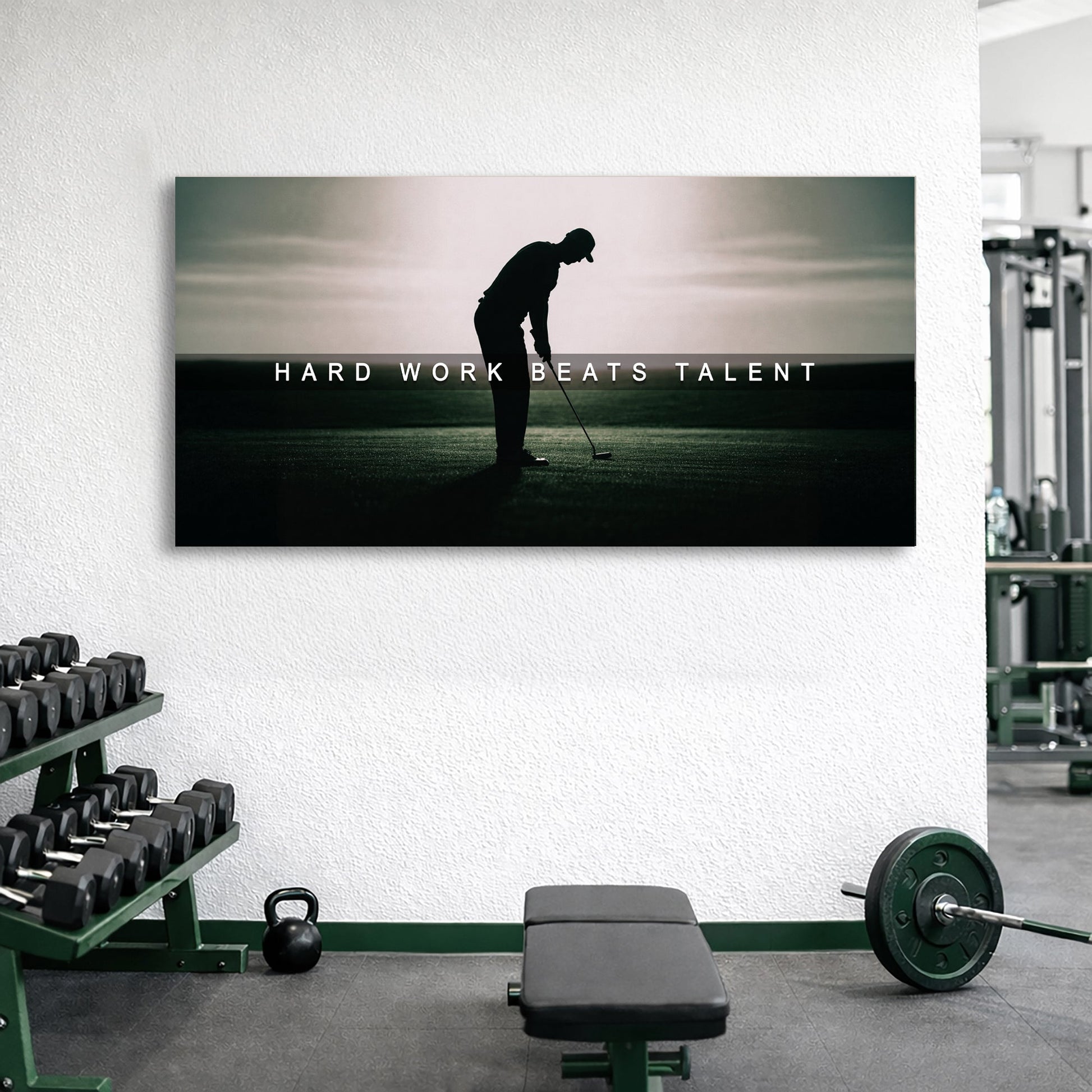 Hard Work Beats Talent Wall Sign