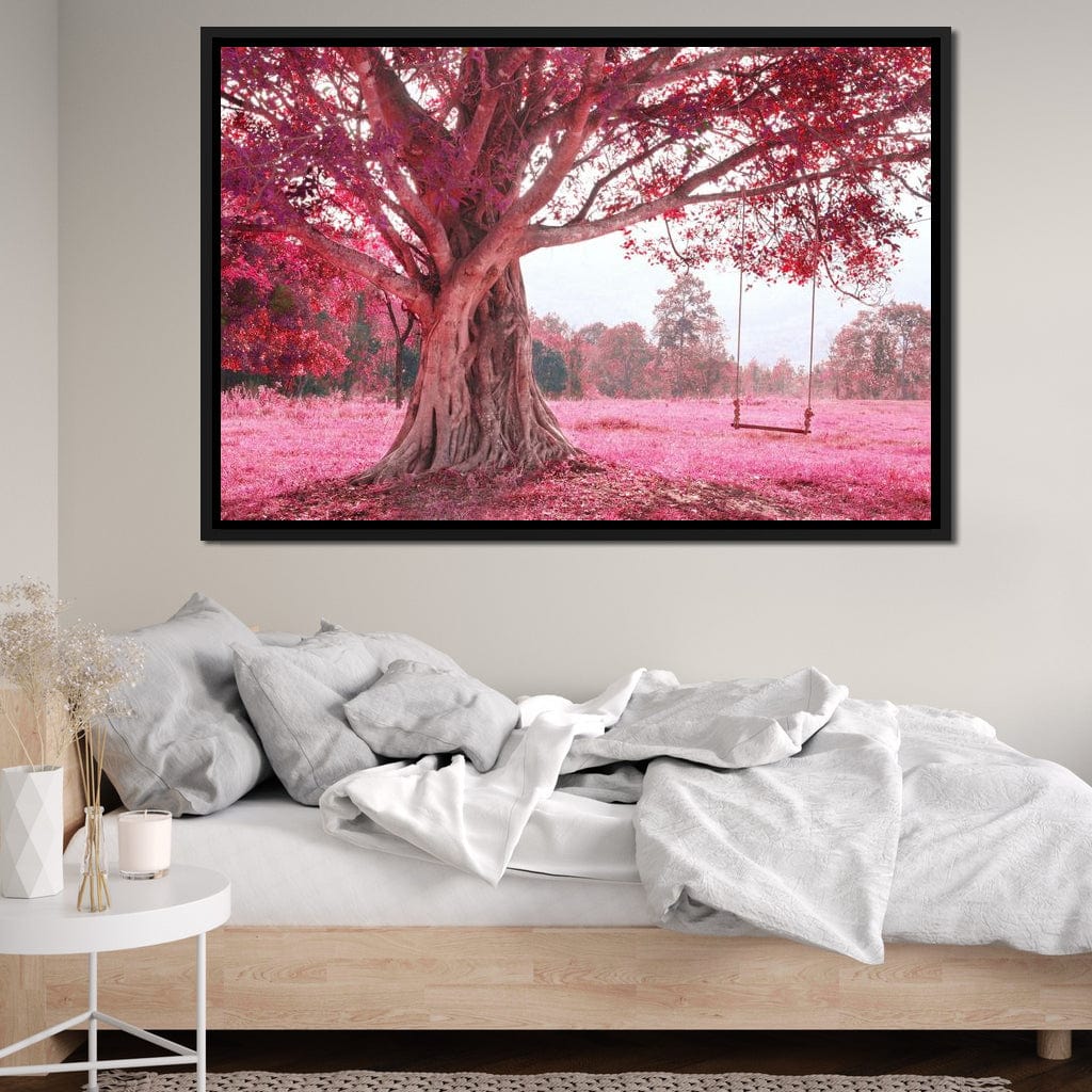 Romantic Cherry Blossom Canvas Wall Art