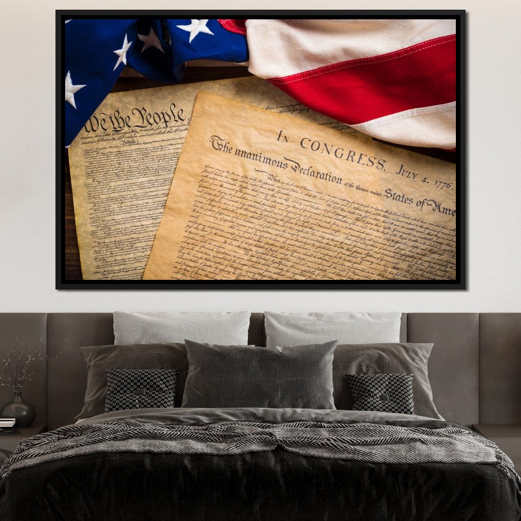 July 4th, 1776 Canvas Wall Art