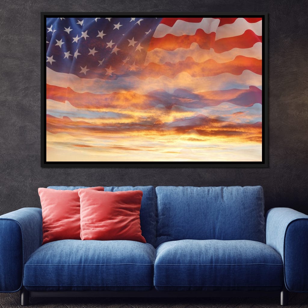 American Sky Canvas Wall Art