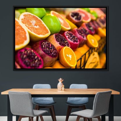 Istanbul Fruit Market Canvas Wall Art