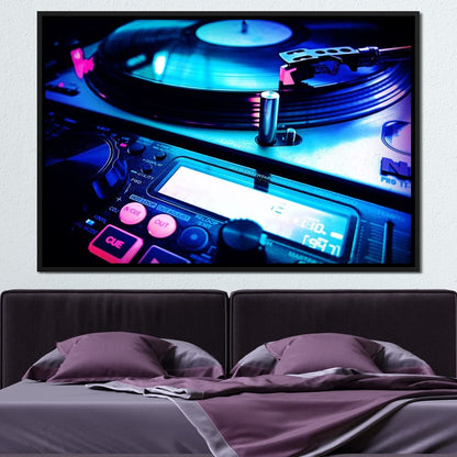 Long Live Vinyl Canvas Wall Art