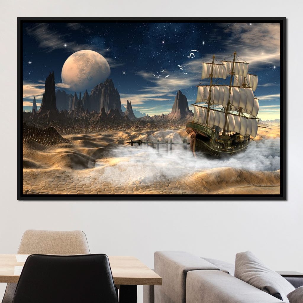 Fantasy Sea Canvas Wall Art