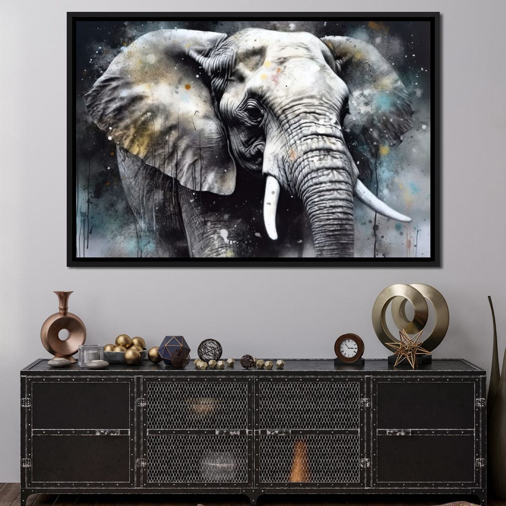 Urban Jungle: Elephant Canvas Wall Art