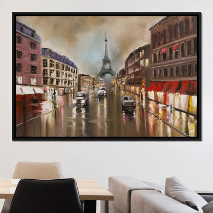 French Avenue Canvas Wall Art