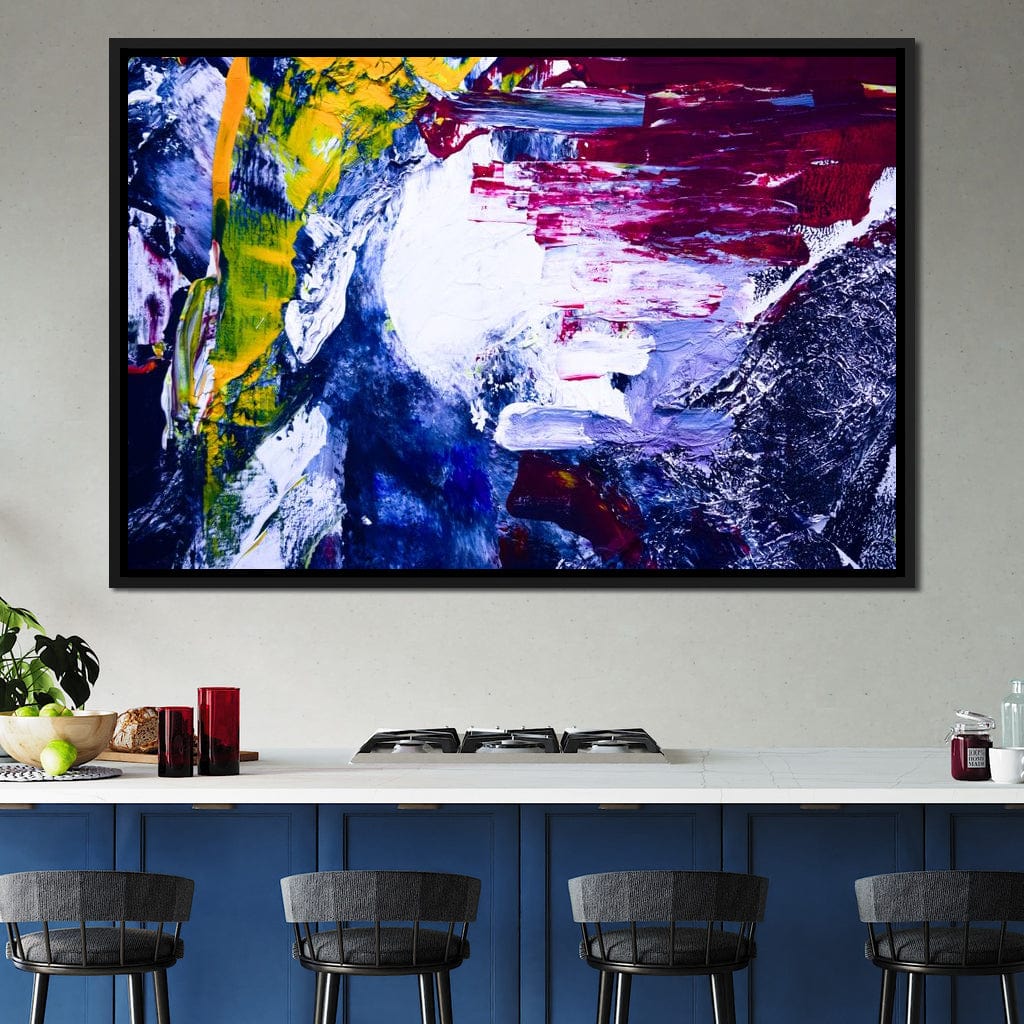 Abstract Sea Splash Canvas Wall Art